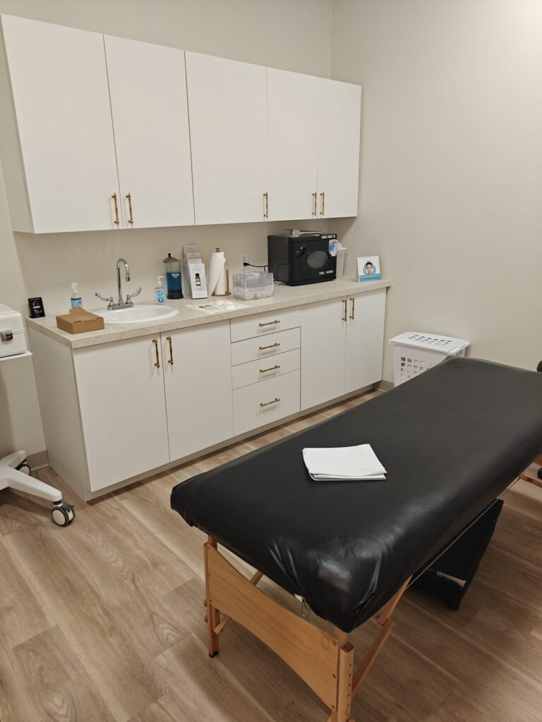 Facial treatment room at Blessed Beauty Boutique